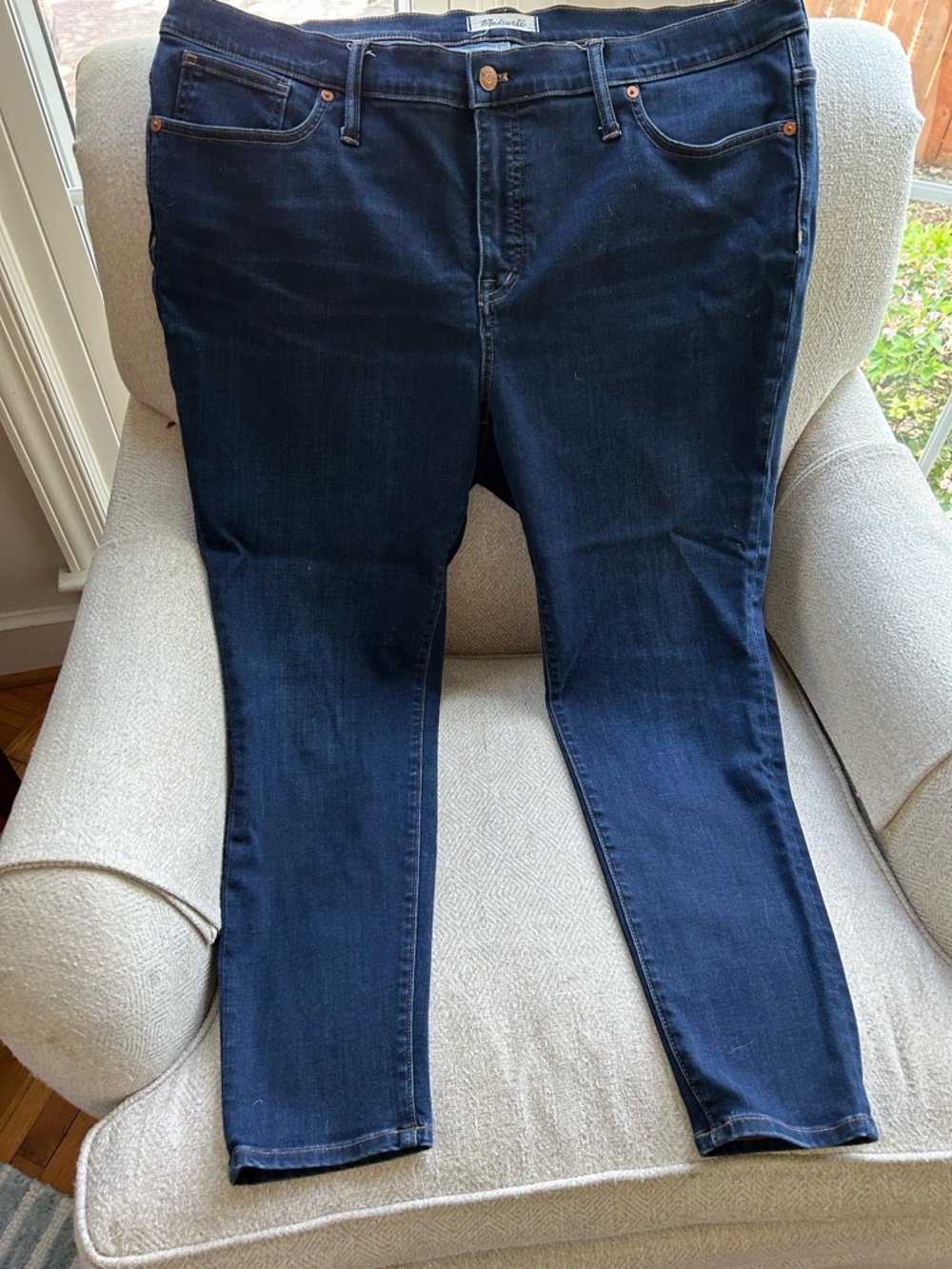 Madewell Dark Blue Women’s Skinny Jeans - madewell